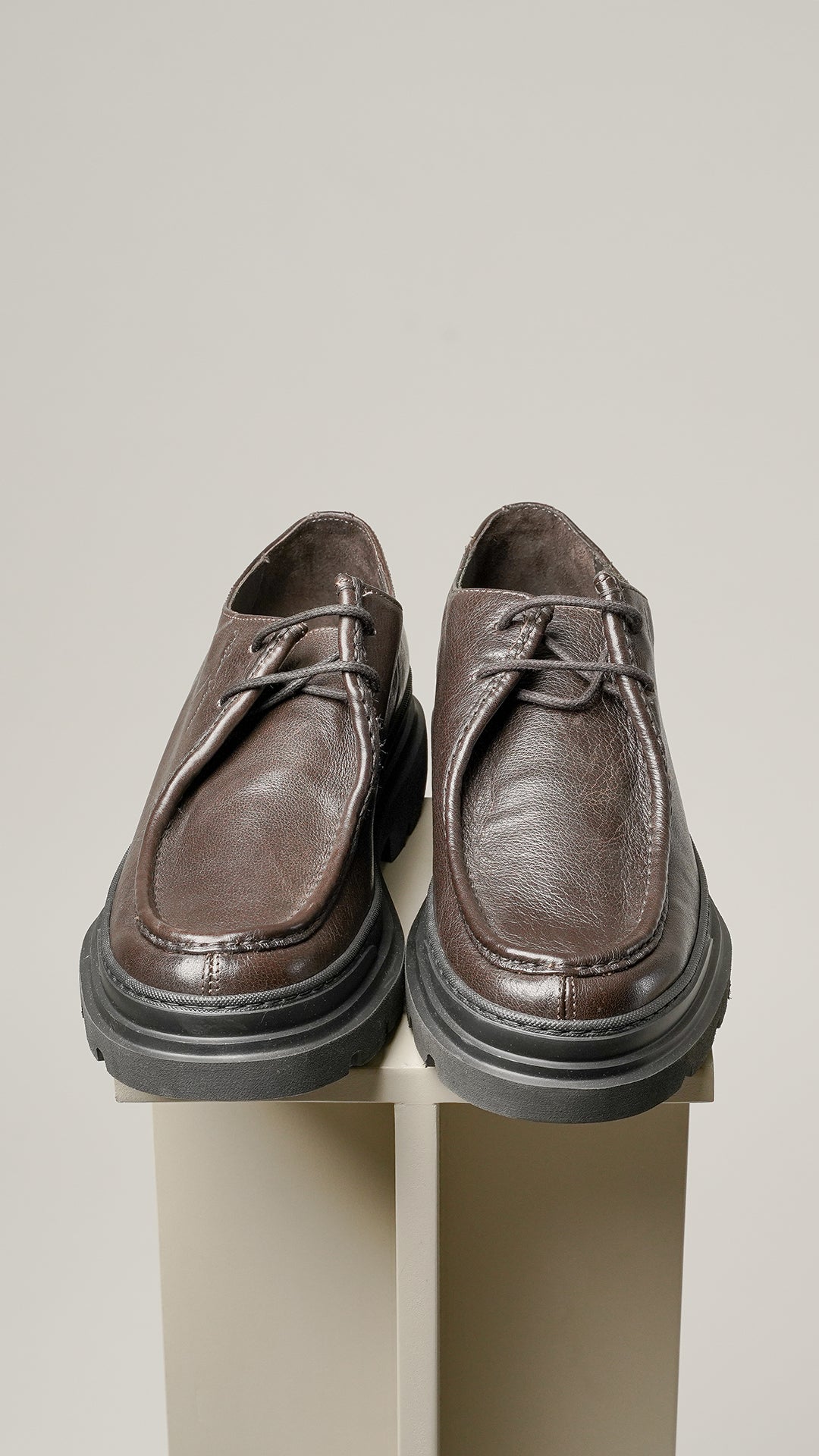 antica cuoieria kalveskind sko med gummisål