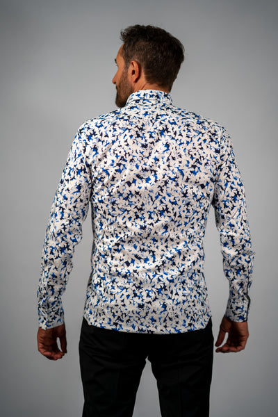 Karl Lagerfeld langærmet bomuldsskjorte - modernfit