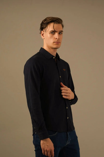 Aeronautica Militare skjorte mørkeblå Aeronautica Militare