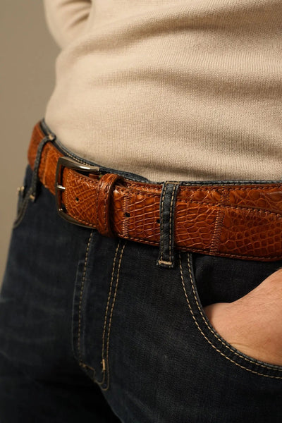 Biagini bælte cognac farvet BIAGINI