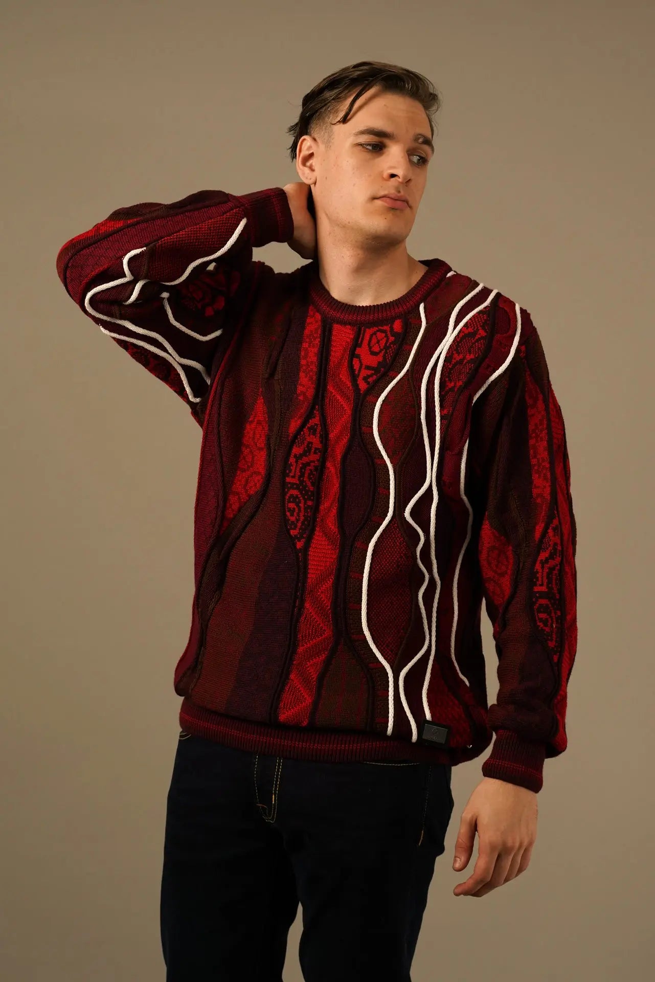 Carlo Colucci Strik - Eksklusiv Statement Striktrøje Carlo Colucci