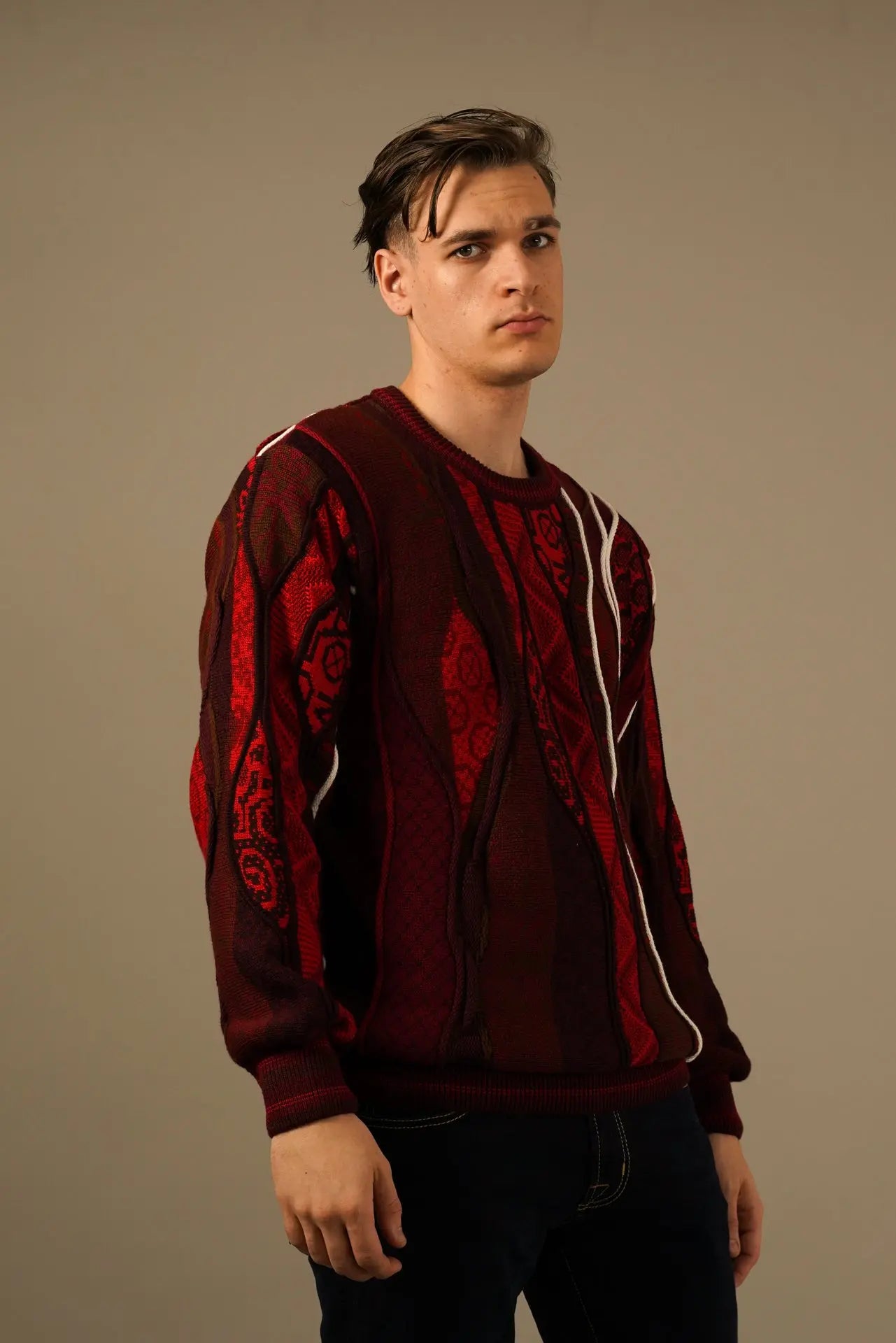 Carlo Colucci Strik - Eksklusiv Statement Striktrøje Carlo Colucci