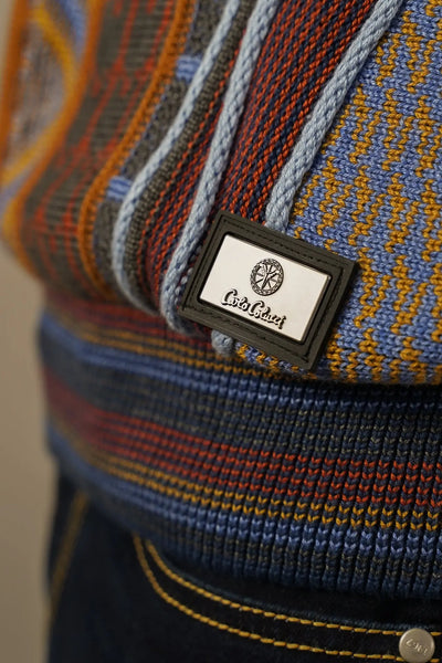 Carlo Colucci Striktrøje – Farverig Statement Knitwear Carlo Colucci