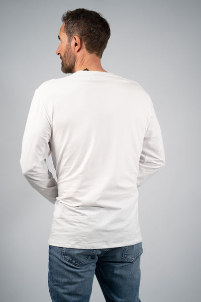 Karl lagerfeld hvid t-shirt med logo