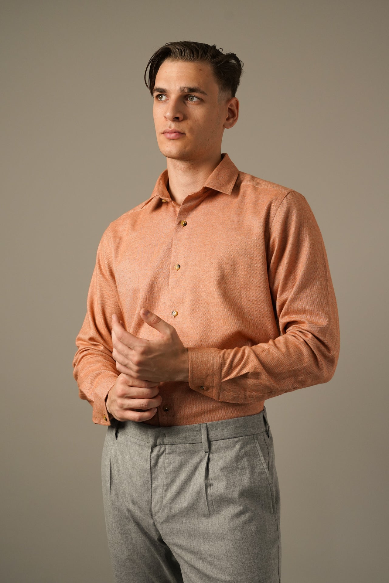 Eton Orange skjorte