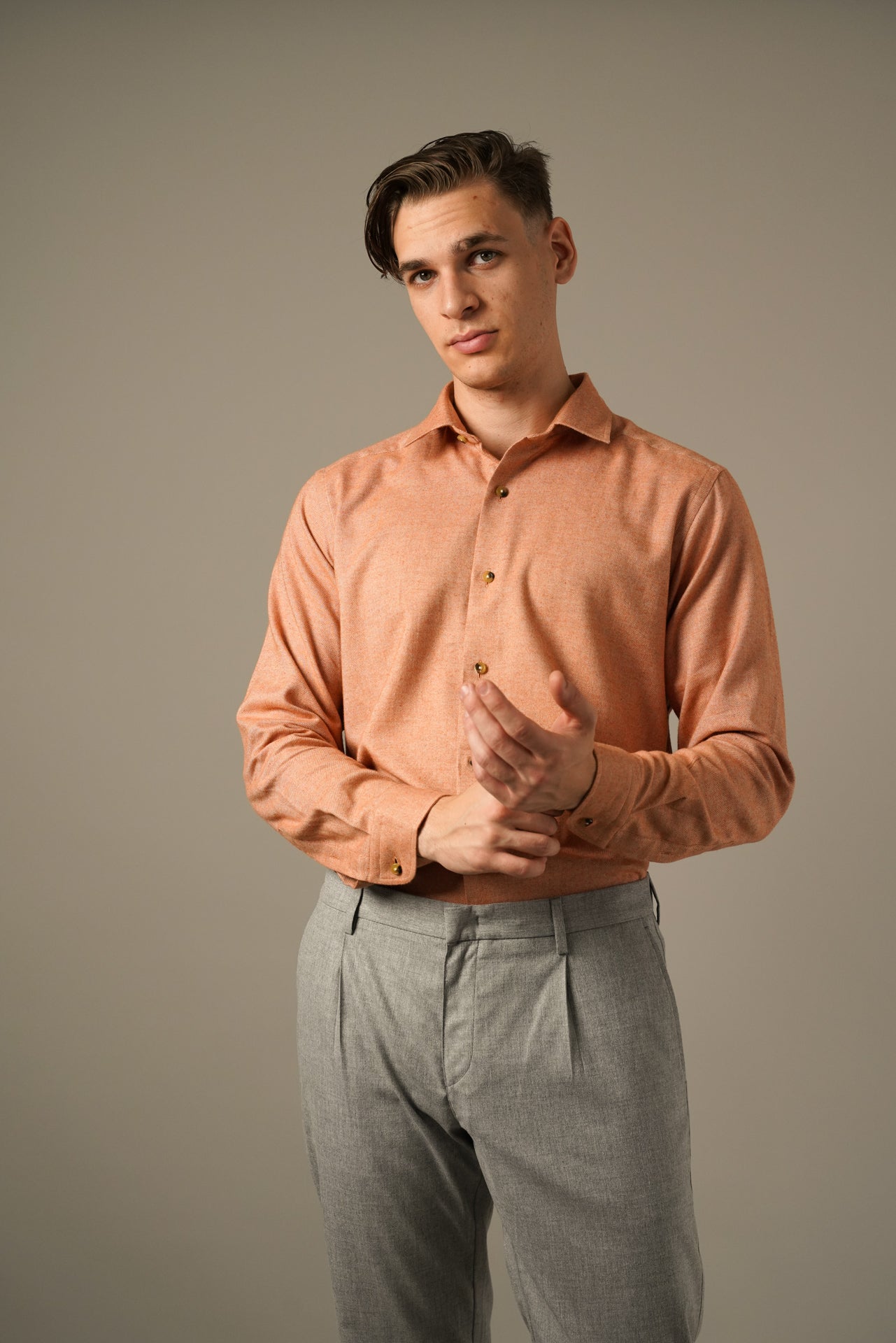 Eton Orange skjorte