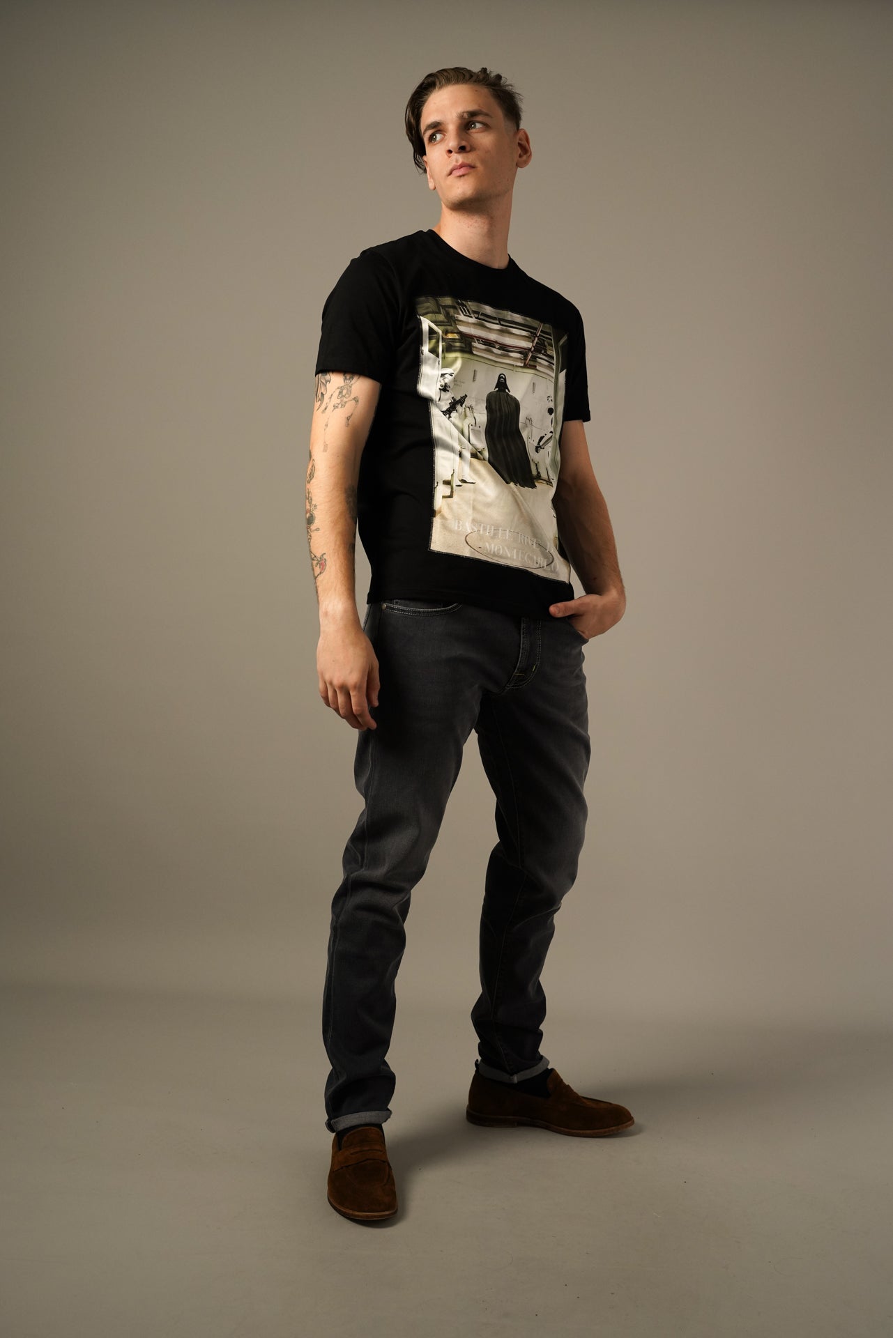 Bastille Anarchy – Printet T-shirt