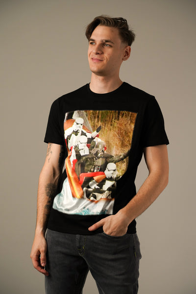 Bastille Anarchy – Sort T-shirt med Darth Vader & Stormtrooper print