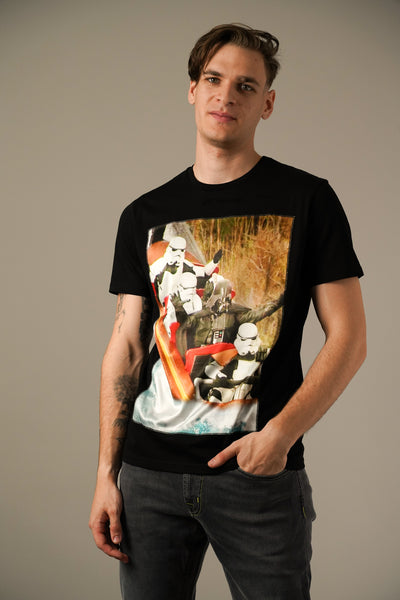 Bastille Anarchy – Sort T-shirt med Darth Vader & Stormtrooper print