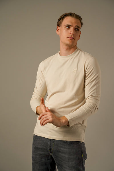 Karl Lagerfeld – Beige Langærmet T-shirt