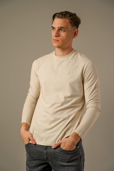 Karl Lagerfeld – Beige Langærmet T-shirt