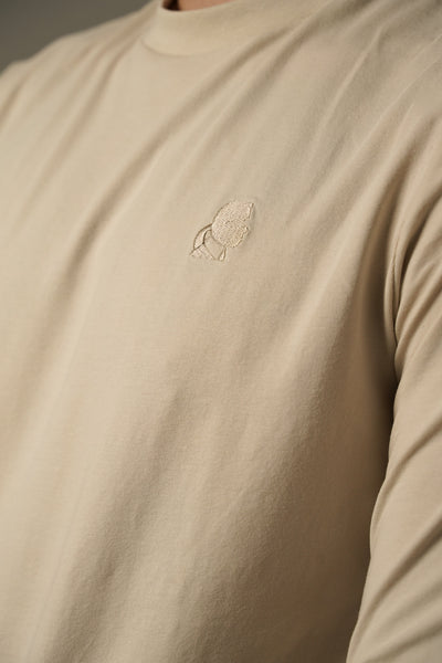 Karl Lagerfeld – Beige Langærmet T-shirt