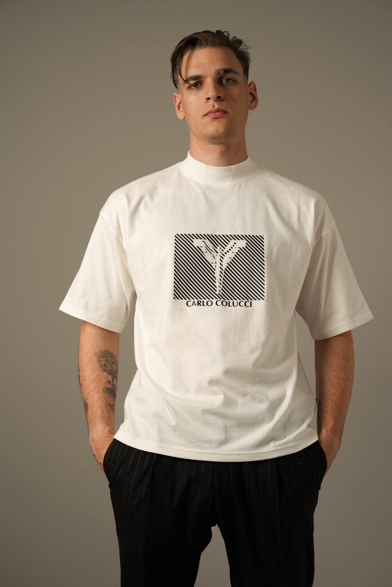 Carlo Colucci Oversize T-shirt – Hvid