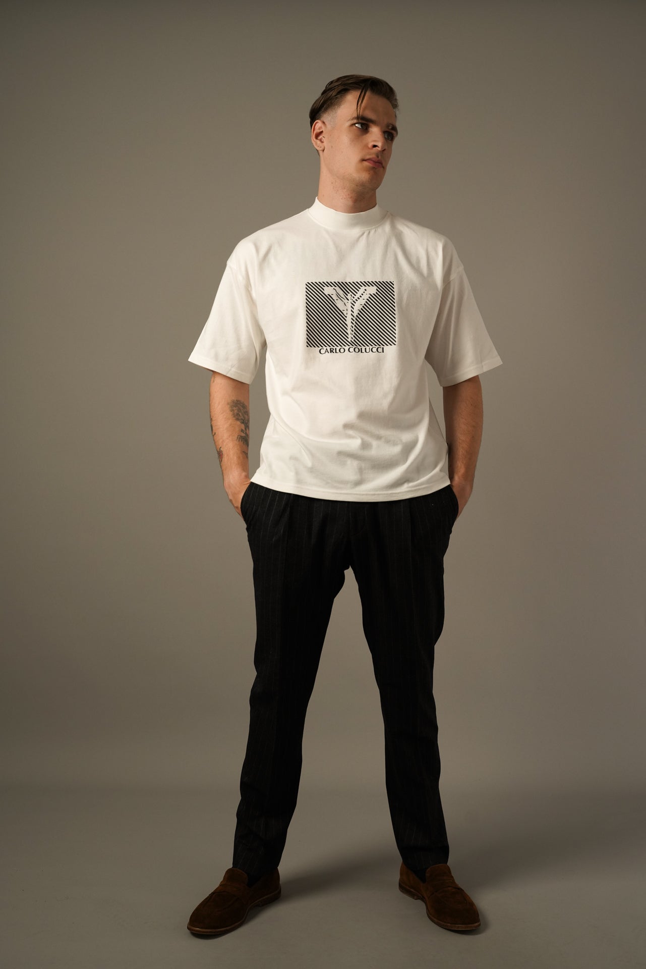 Carlo Colucci Oversize T-shirt – Hvid
