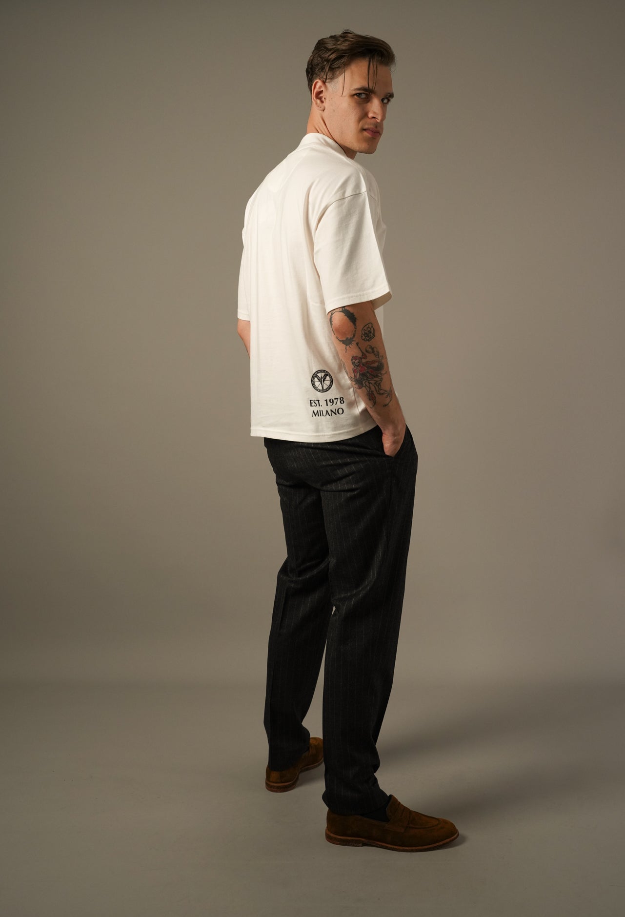 Carlo Colucci Oversize T-shirt – Hvid