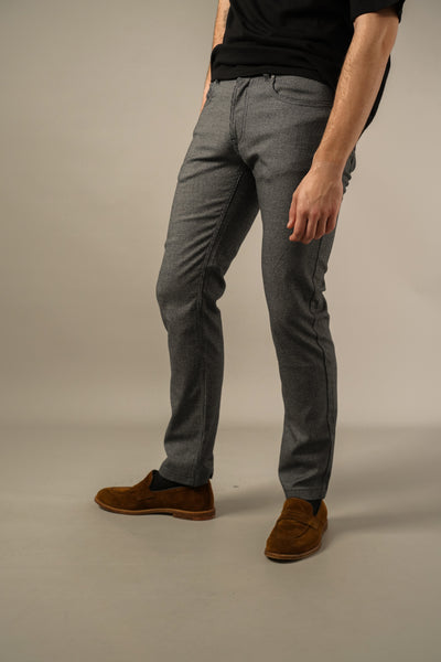 Hechter Paris Grå Bukser wool look