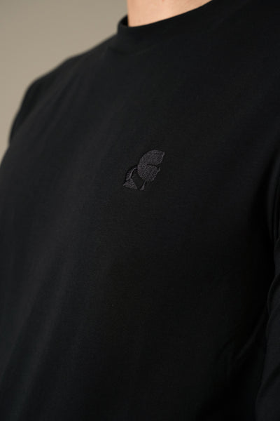 Karl Lagerfeld Langærmet T-shirt Mørkeblå