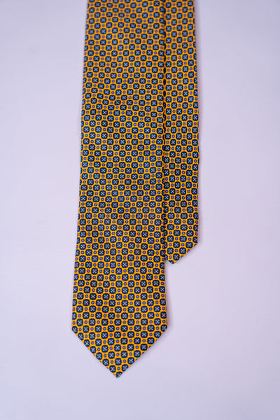 Eton gul mønstret slips i unikt design