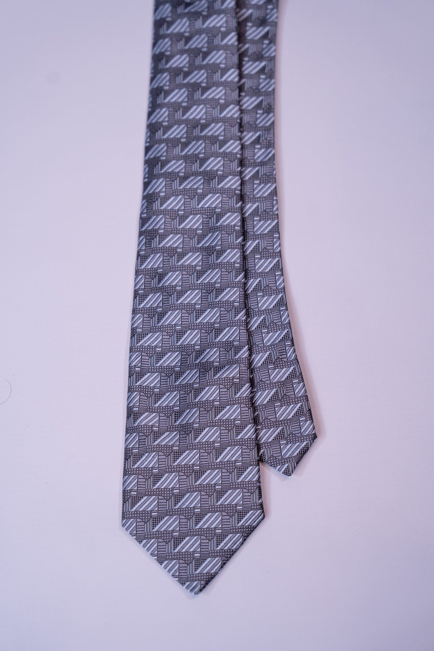 Golman Copenhagen grå mønstret slips