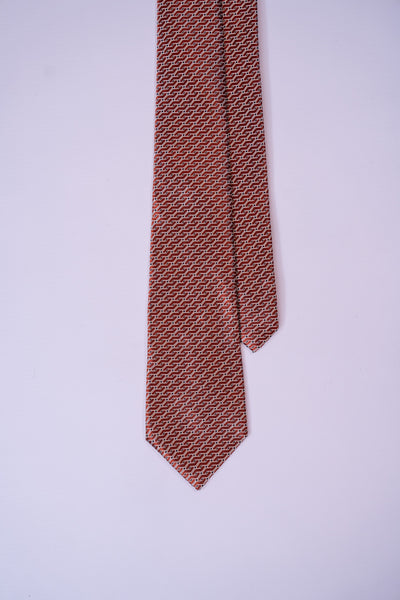 Golman Copenhagen brun mønstret slips