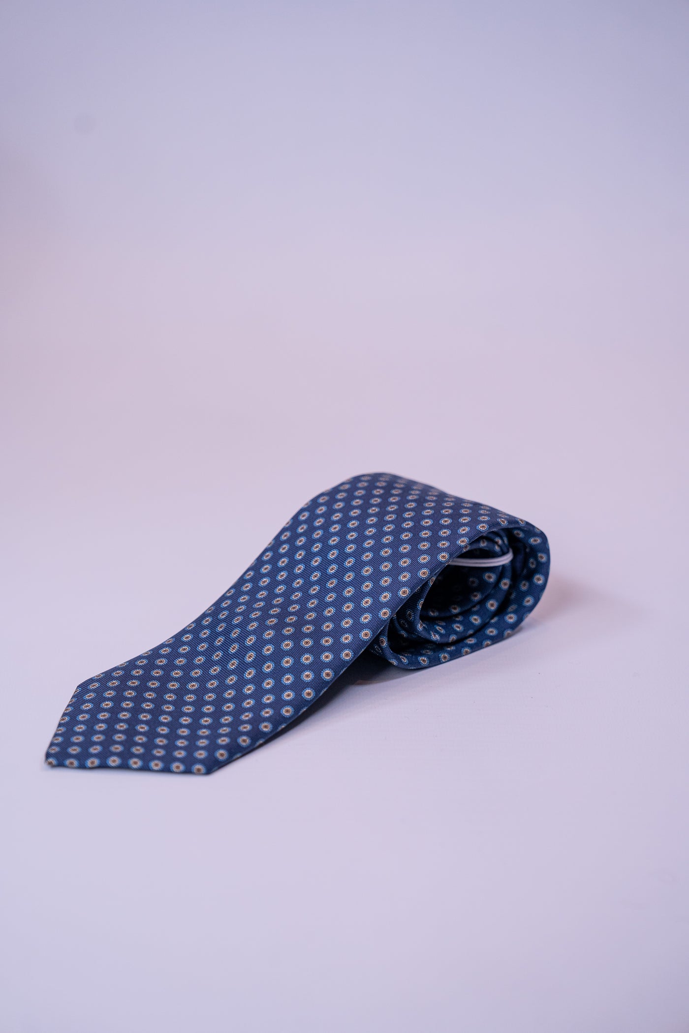 Eton slips i blå med prikker
