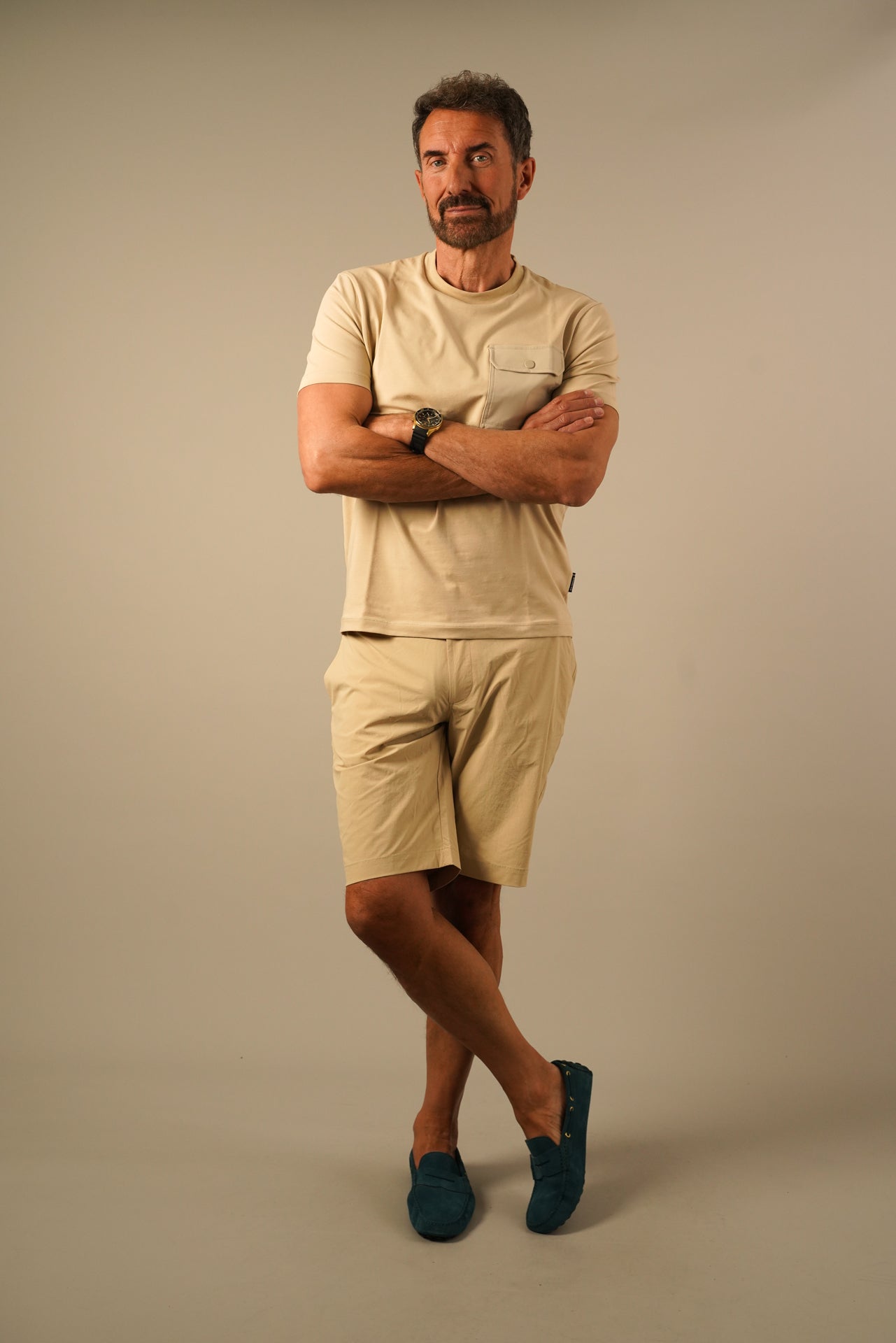 Hechter beige shorts
