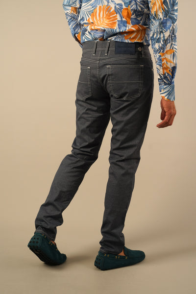 Tramarossa herringbone Michelangelo Jeans