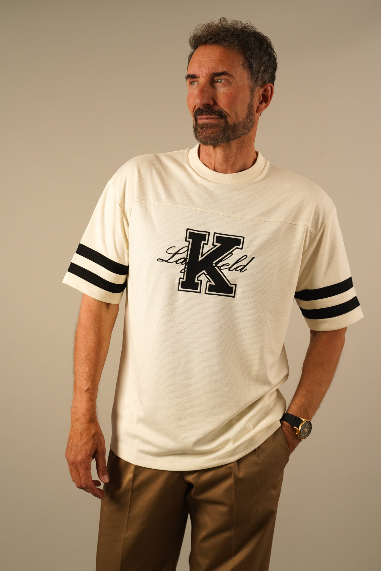 Karl Lagerfeld Hvid T-shirt