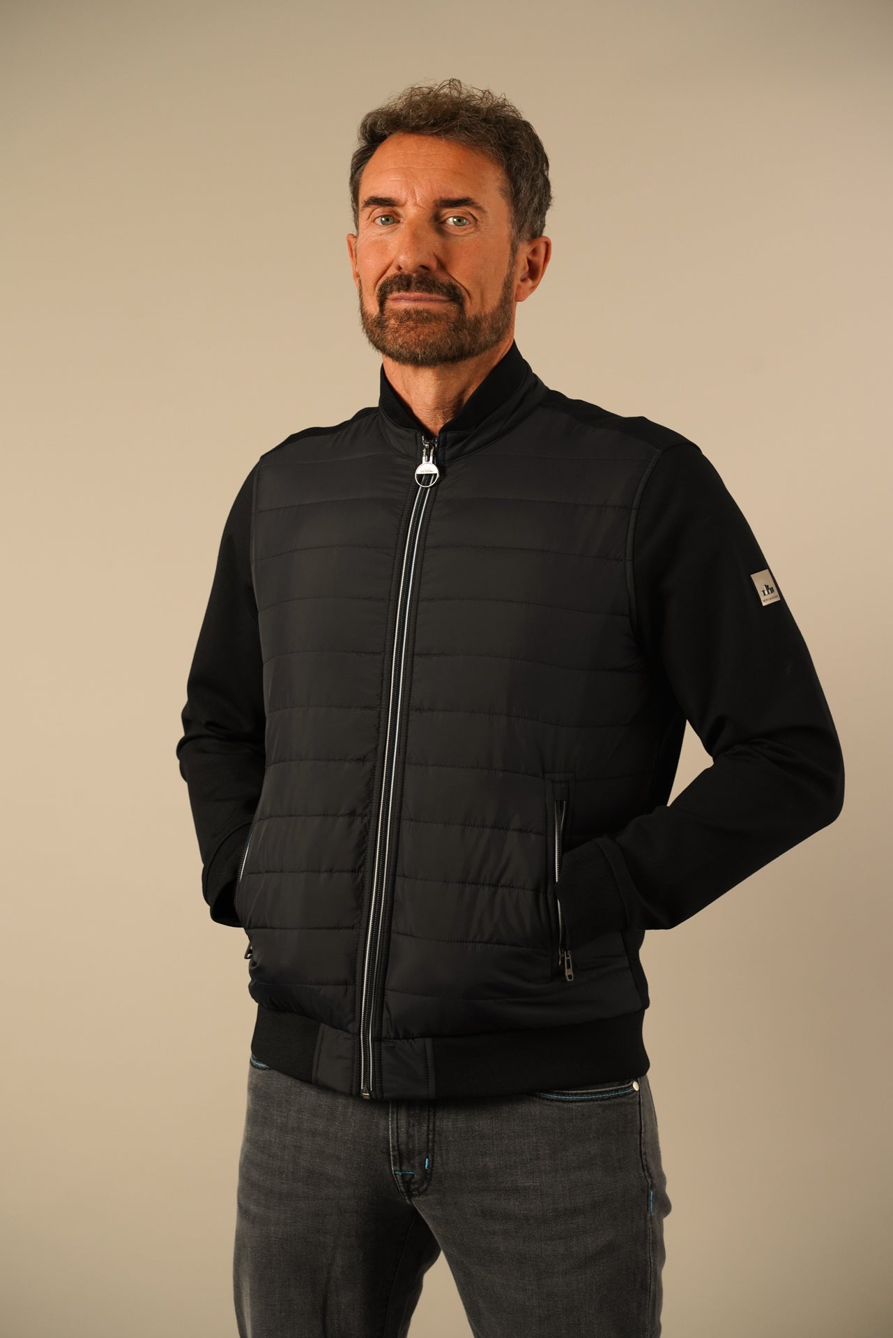 New Canadian Cardigan Windbreaker – Navy