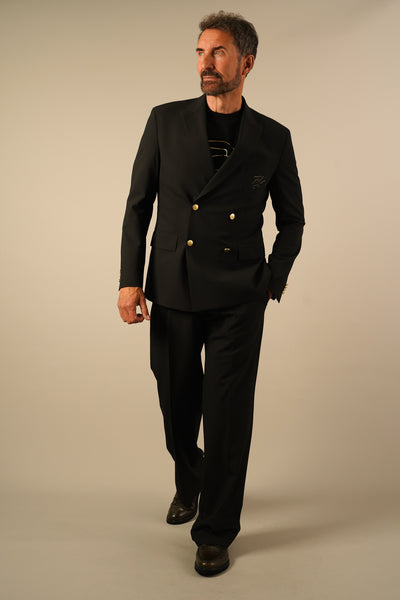 Karl Lagerfeld Dobbel Radet Blazer Sort