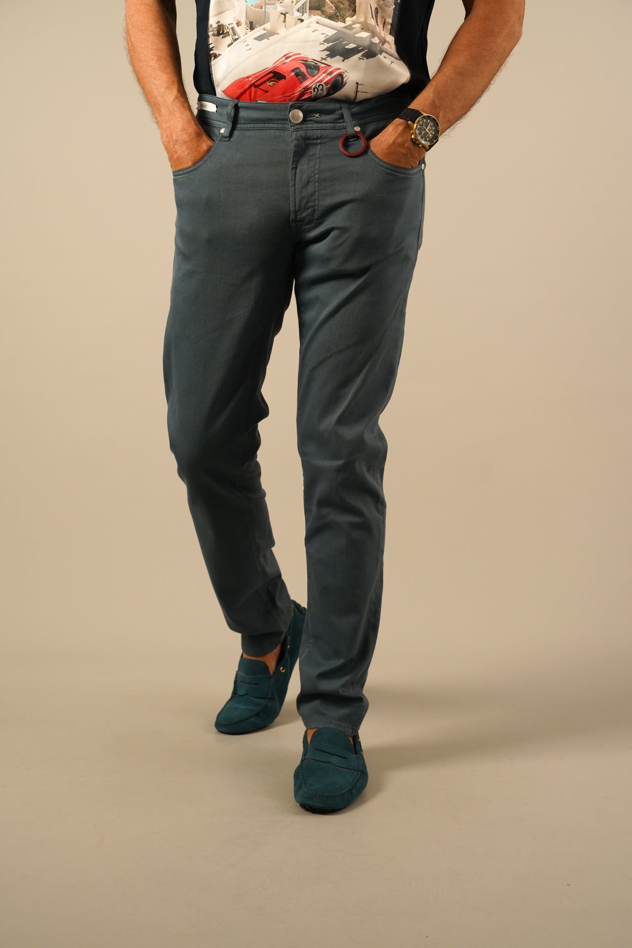 Tramarossa Michelangelo Jeans – Petroleum