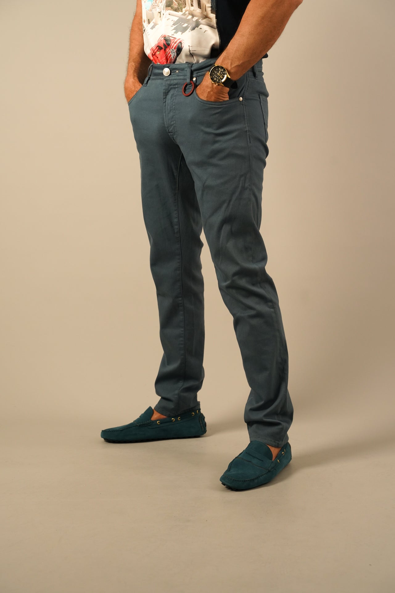 Tramarossa Michelangelo Jeans – Petroleum
