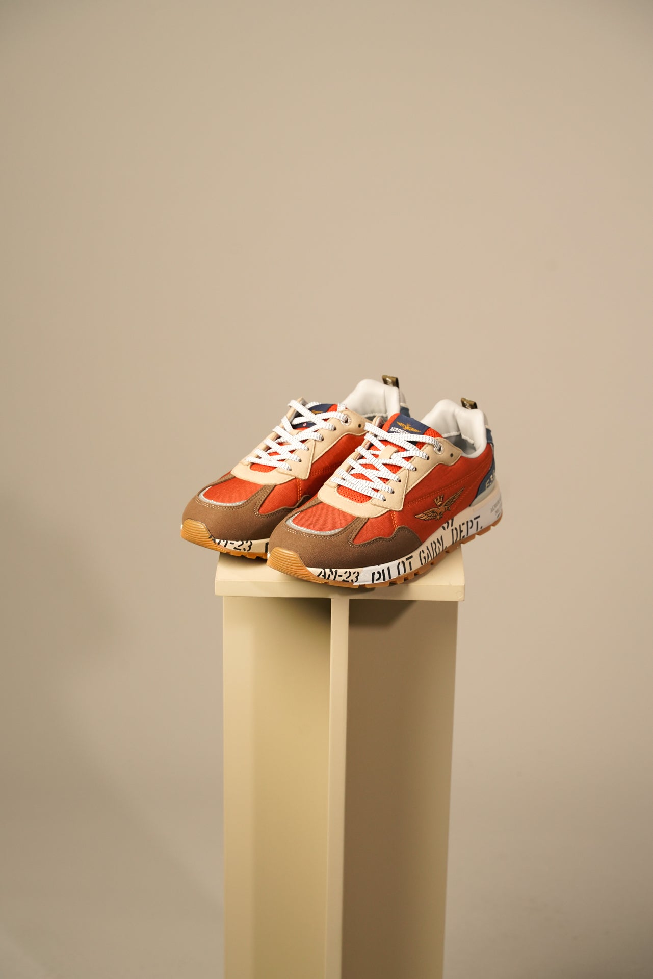 Aeronautica Militare Sneakers – Orange/Army