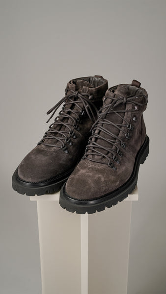 No.1023 SIDEWALK side buckle ankle boot Black - pskaufmanfootwear