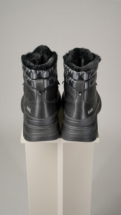 Karl Lagerfeld vinterstøvler med lammeskindsfor