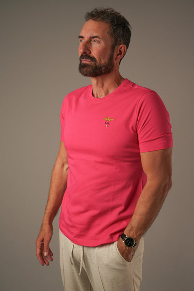 Aeronautica Militare Pink Logo T-shirt