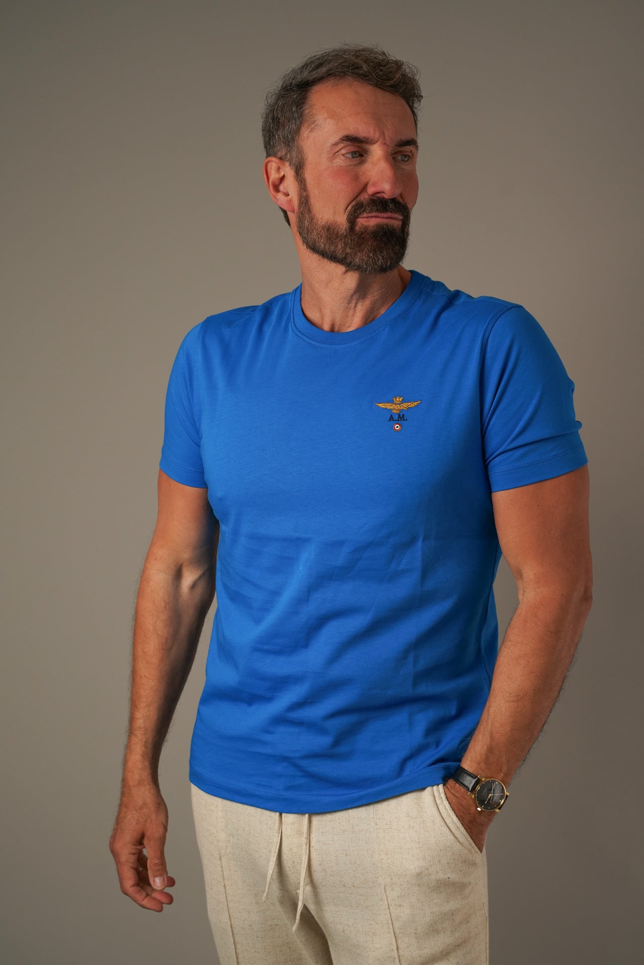 AERONAUTICA MILITARE T-shirt BLÅ