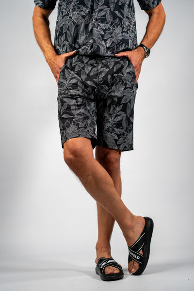 Karl Lagerfeld mønsteret shorts