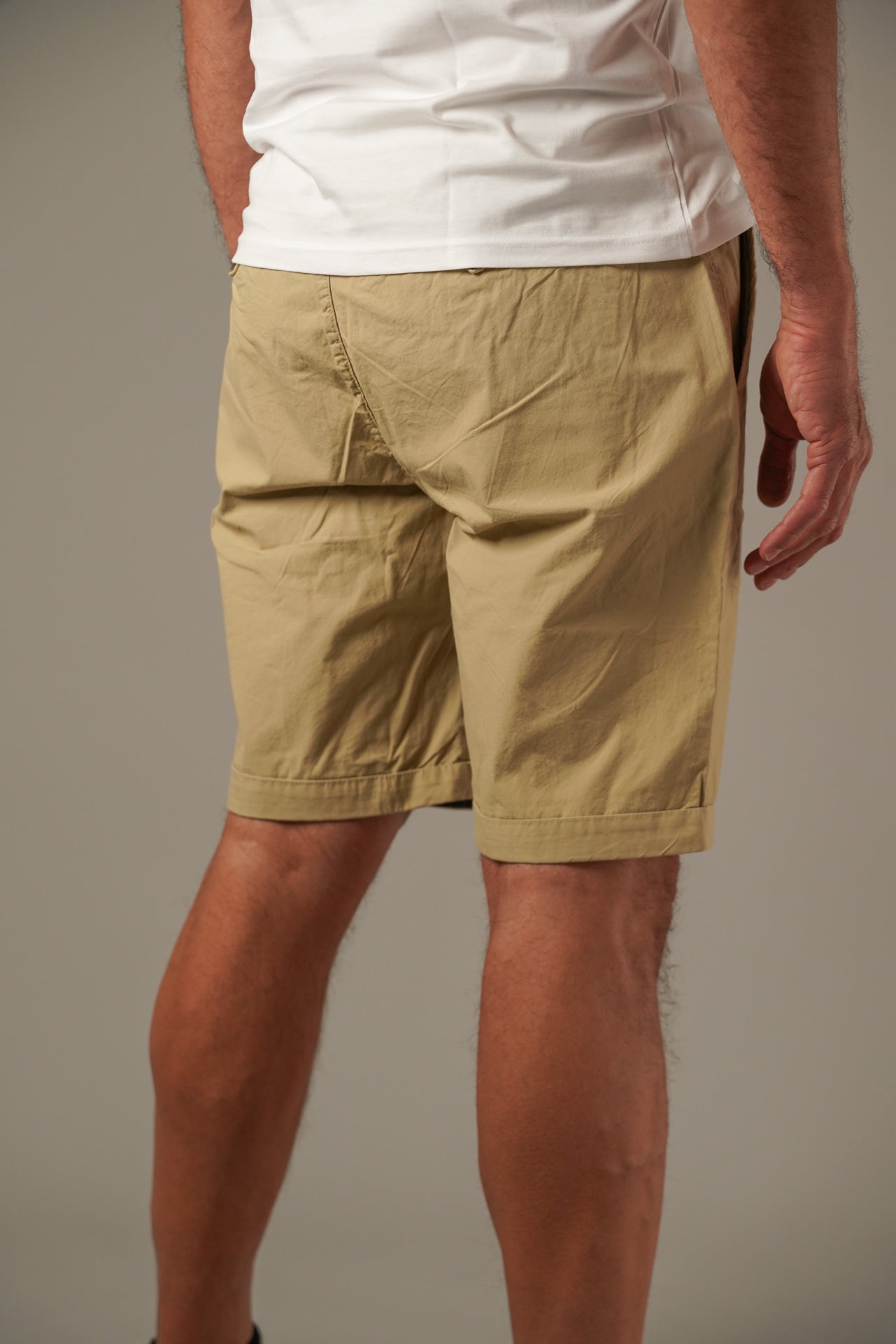 Aeronautica Militare Beige Cargo Shorts