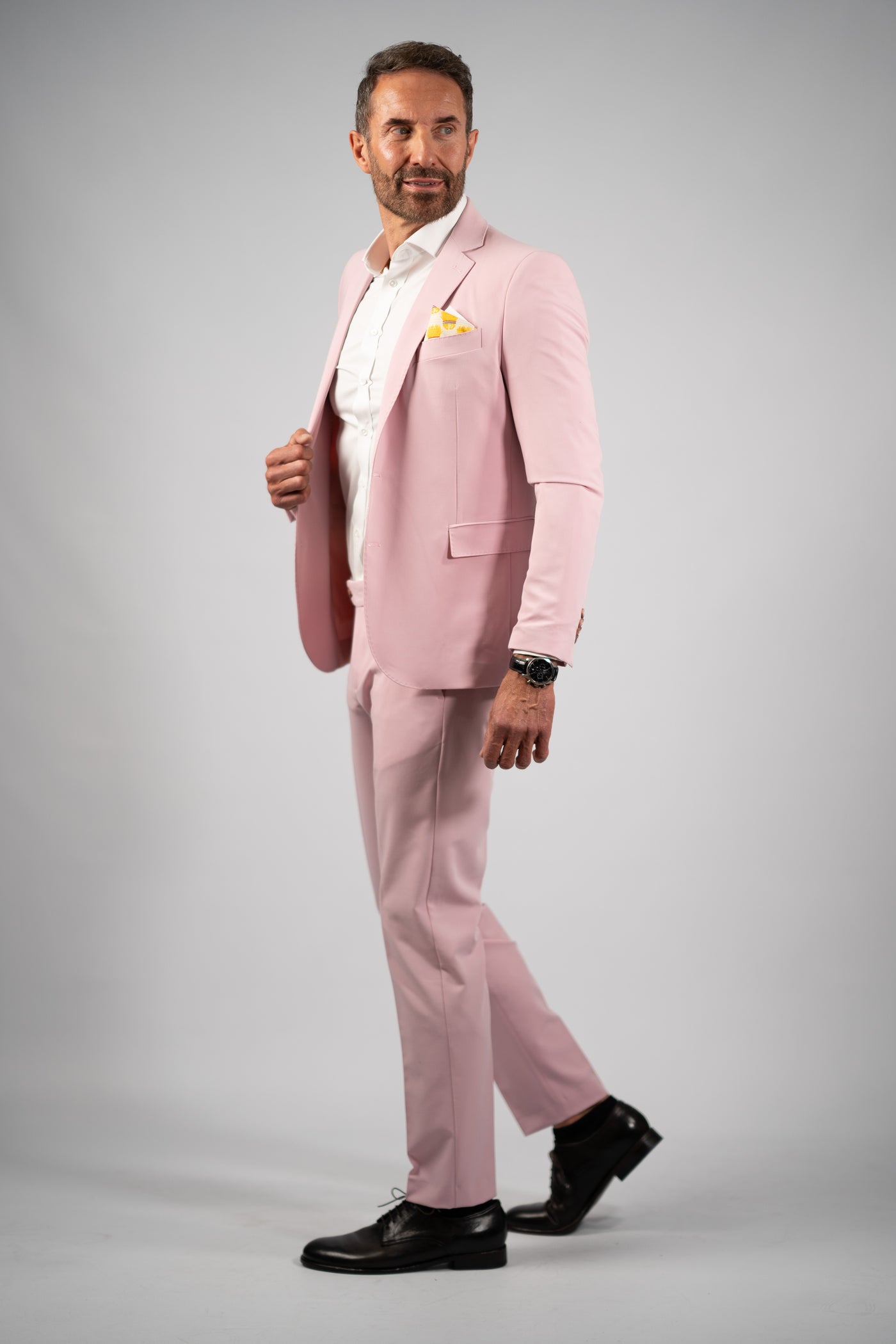 Yoon pink jersey jakkesæt