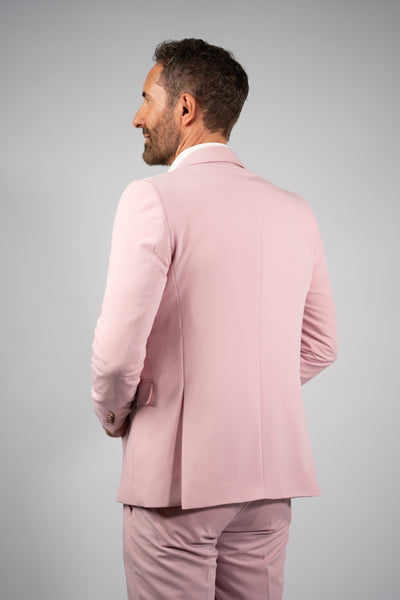 Yoon pink jersey jakkesæt
