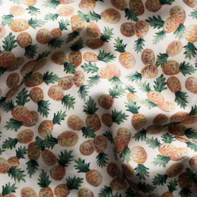 Eton skjorte med ananasprint