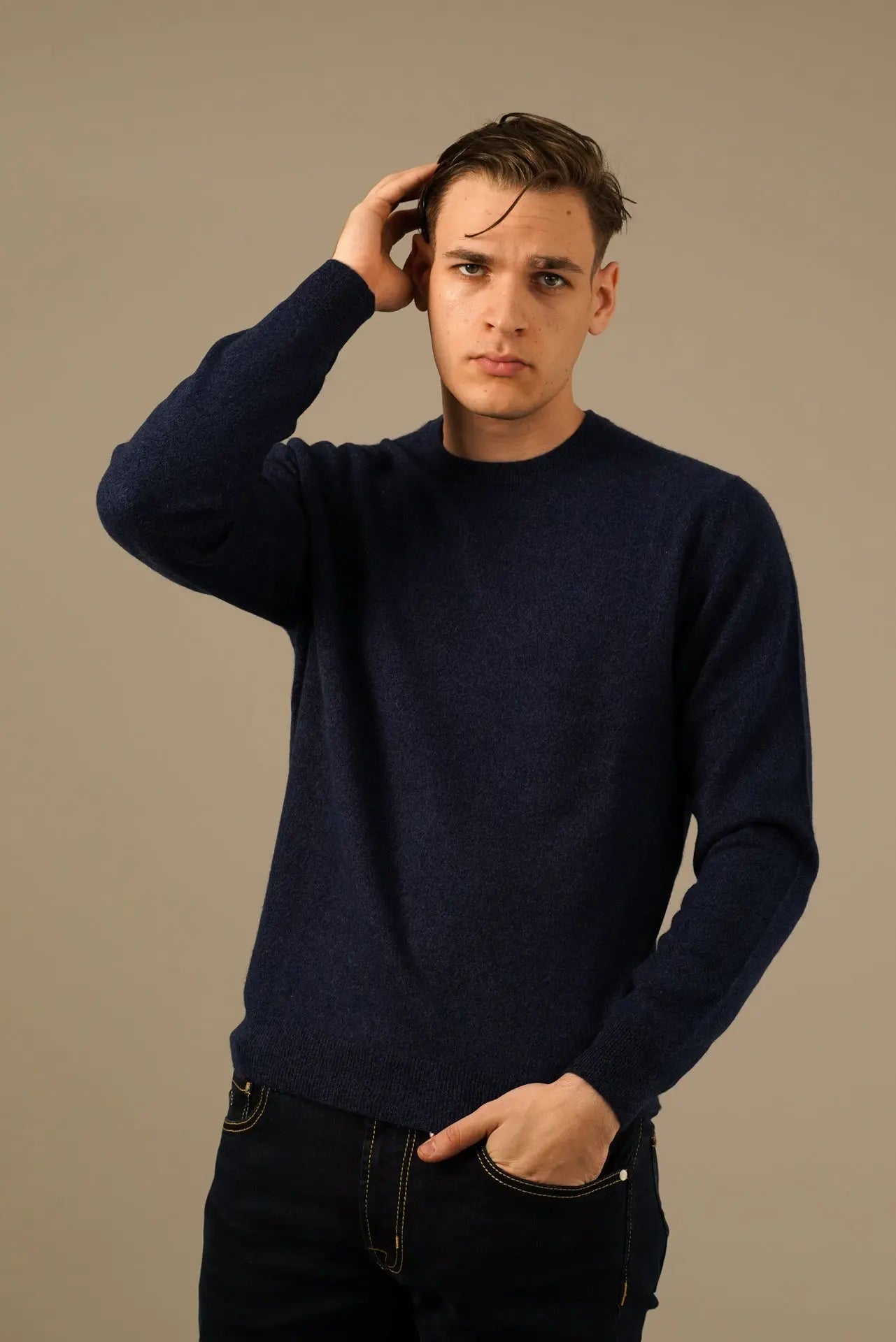 Golman Copenhagen Cashmere Strik – Navy Golman Copenhagen