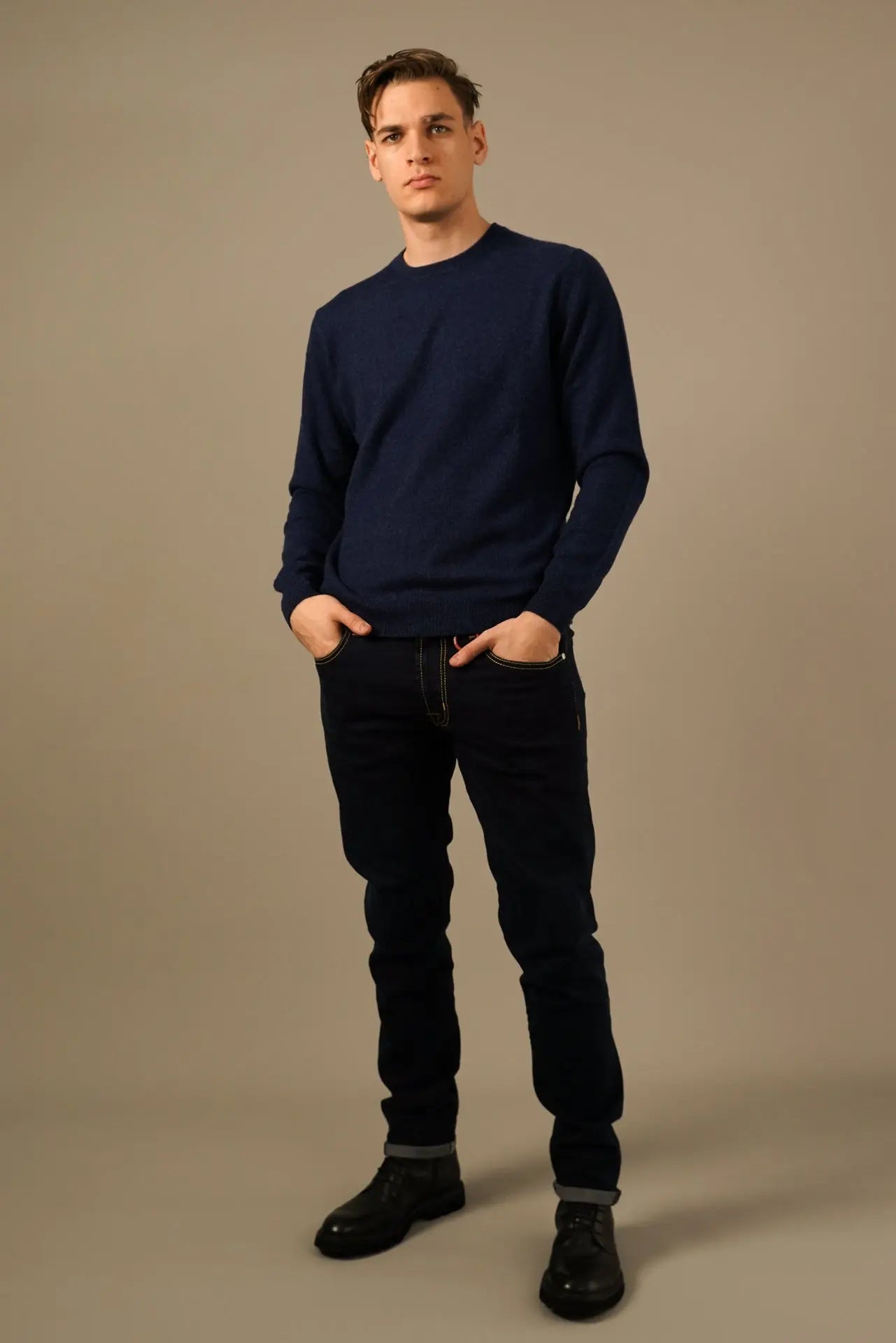 Golman Copenhagen Cashmere Strik – Navy Golman Copenhagen