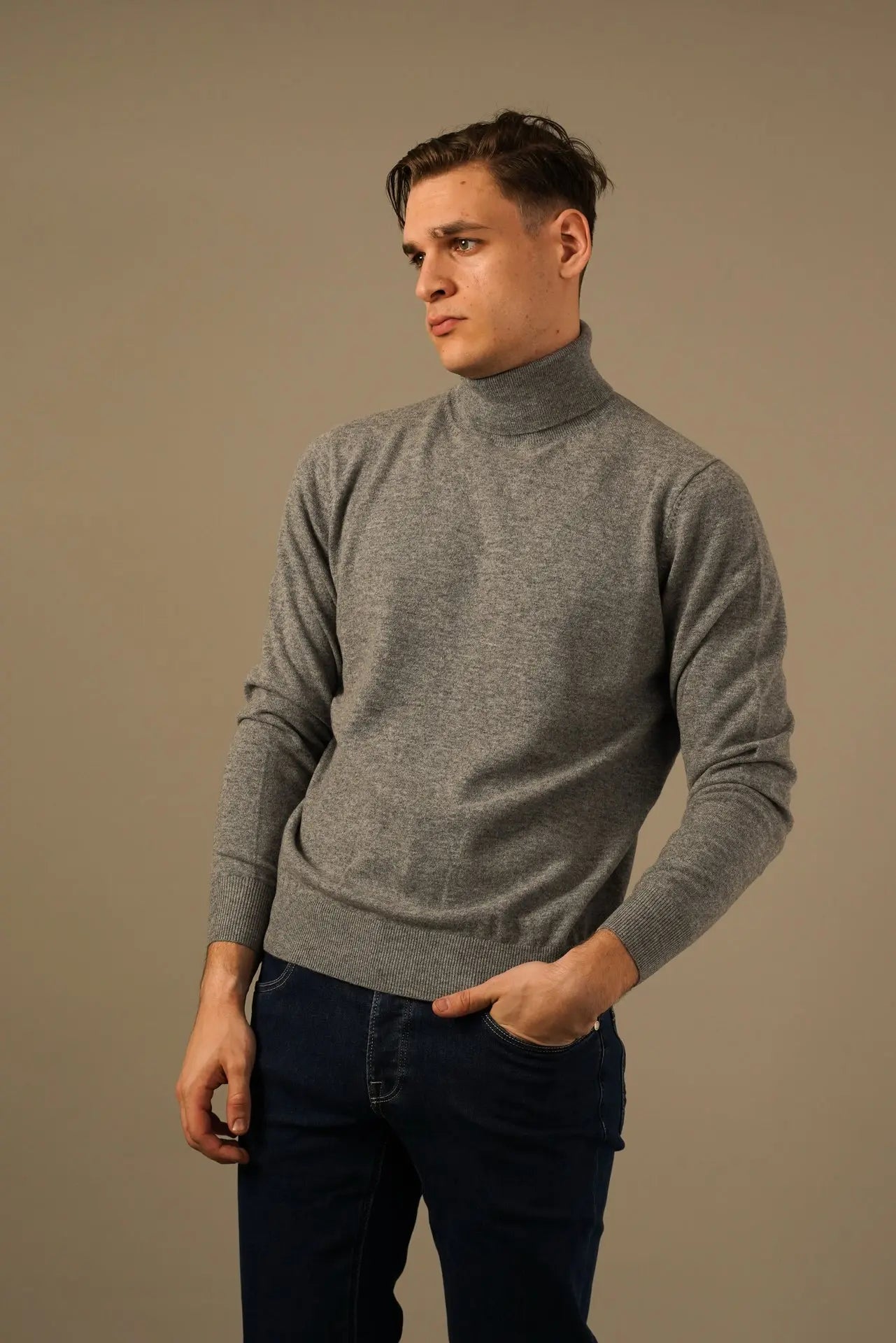 Golman Copenhagen - Meleret Rullekrave Strik Golman Copenhagen