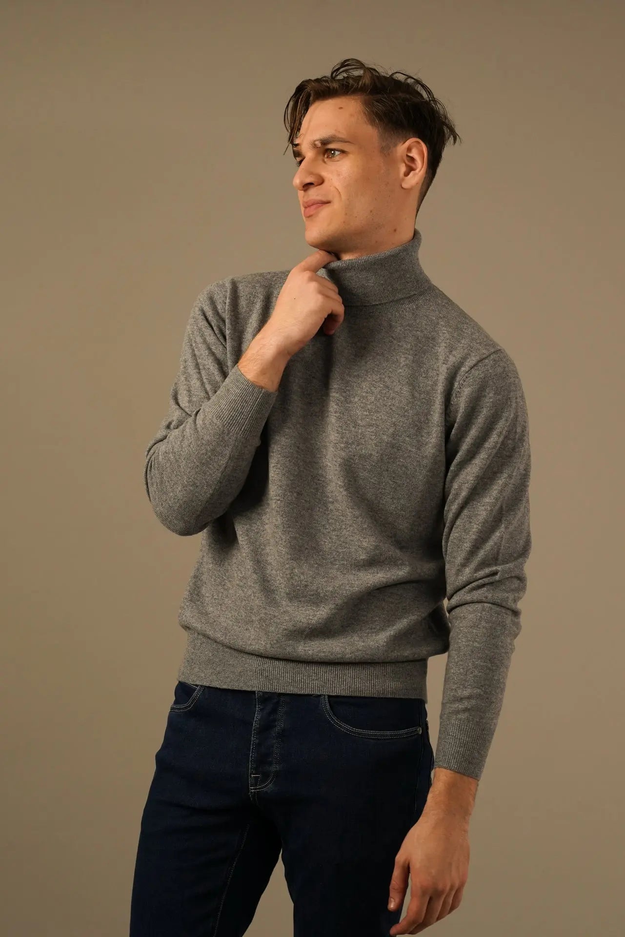 Golman Copenhagen - Meleret Rullekrave Strik Golman Copenhagen