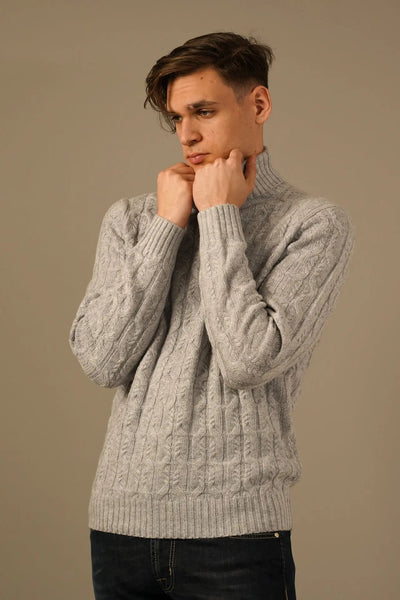 Golman Copenhagen Rullekrave Strik i Merinould og Cashmere Golman Copenhagen