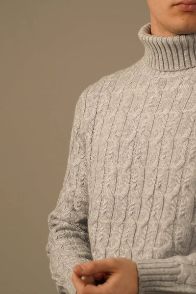 Golman Copenhagen Rullekrave Strik i Merinould og Cashmere Golman Copenhagen