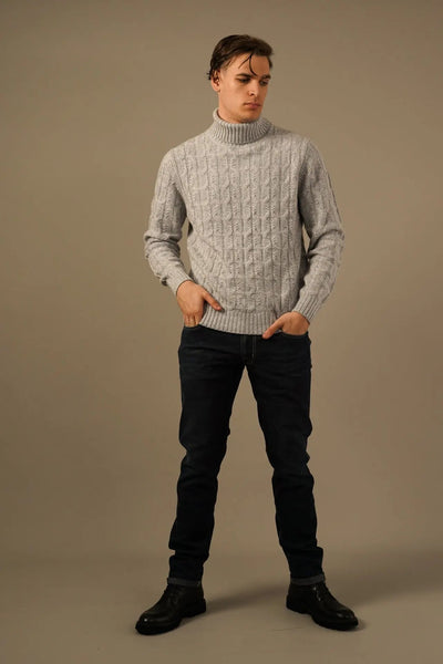 Golman Copenhagen Rullekrave Strik i Merinould og Cashmere Golman Copenhagen