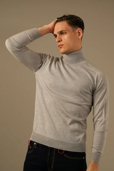 Golman Copenhagen Strik rullekrave i uld og cashmere Golman Copenhagen